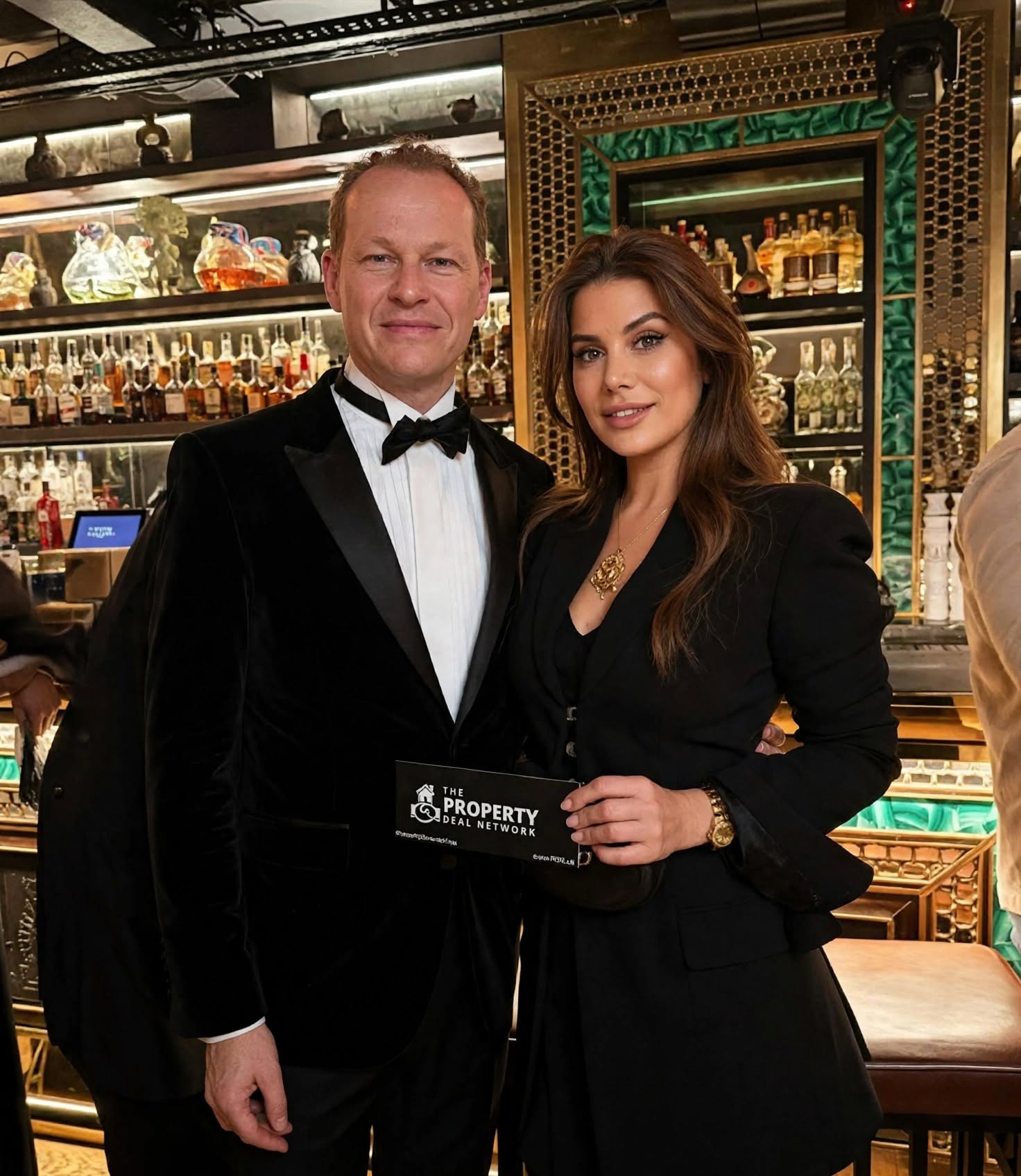 Guests in black tie at a PDN VIP networking reception